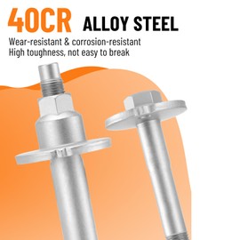 TRUCFUSION Front Alignment Camber Toe Adjustment Bolts Compatible with Toyota Tacoma 05-16 4Runner 03-09 FJ Cruiser 07-09, Lower Control Arm Camber Bolt Kit Replacement for 4840960020 4819060020