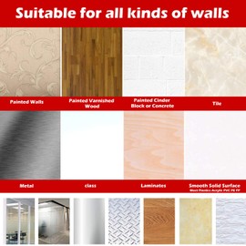 6pcs Adhesive Toothbrush Holder Wall Mounted, Multi-Function Storage Hook, Transparent Seamless Reusable, Power Plug Socket Holder, Razor Holder, Home Office Bathroom Wall Hanger for Keys, Phone