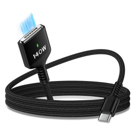 140W Macbook Air Charging Cable, PD3.1 Ultra Fast Charging, Mag-safe3 Magnetic Charging Cord 0.9m Macbook Pro Charging Cable, GAEF USBC to Strong Magnetic Macbook Air Cable Prevent Disconnection Nylon