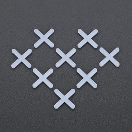 UtySty 2000 Pack Tile Spacers 1/12'' 2mm Gaps Ceramic Wall Floor Tile Spacer Cross Spacing Installation Laying Joint Retaining Separators Tool for Tiling Positioning Clip Leveling System Construction