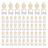 uxcell 100pcs Hanging Car Air Freshener Perfume Bottle, 8ml Pendant