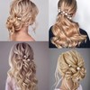 30 horquillas de pelo con perlas de boda para novias,