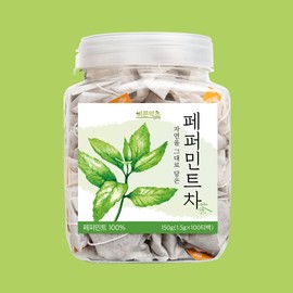Innerblick Peppermint Tea 1.5gx100 Tea Bags Peppermint Tea Efficacy Biodegradable Filter and 23 Types Chamomile Tea 100 Tea Bags / 이너블릭 페퍼민트차 1.5gx100티백 페파민트 티 효능 생분해필터 외 23종 캐모마일차 100티백