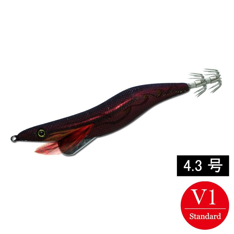 Egi Sharp α No. 4.3 V1 (24g) Red Black Base