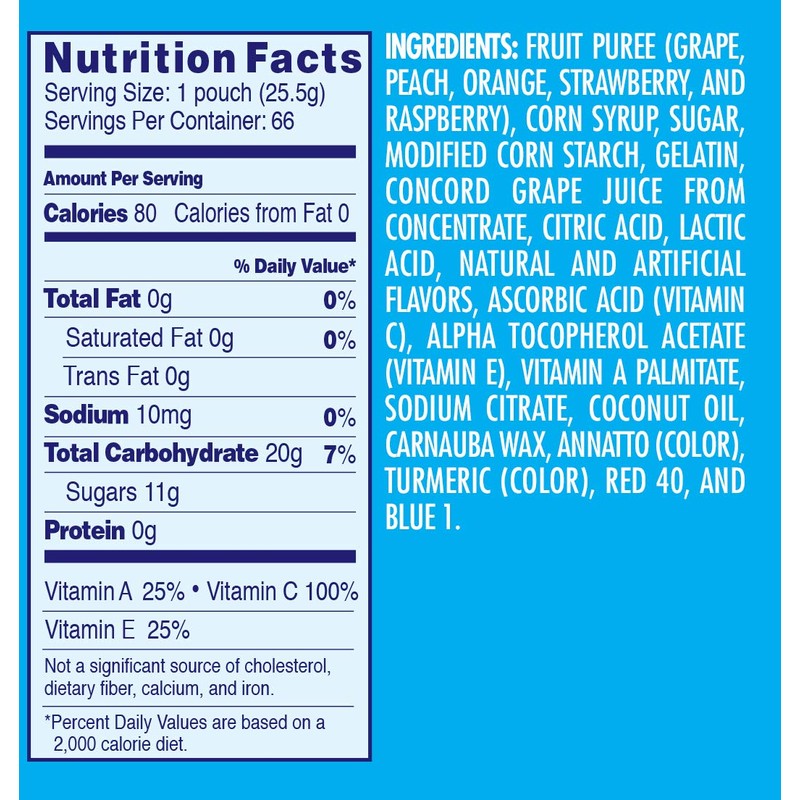 Welch's Fruit Snacks, Mixed Fruit, Gluten Free, Bulk Pack, 0.9