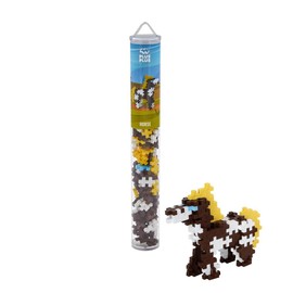 Plus-Plus Kreativ-Bausteine Tube, Pferd, Geniales Konstruktionsspielzeug, 100 Teile, Standard, Mehrfarbig