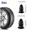 60PCS Tire Repair Nail, Rubber Nail Tire Plug, Self-Tapping Screw,