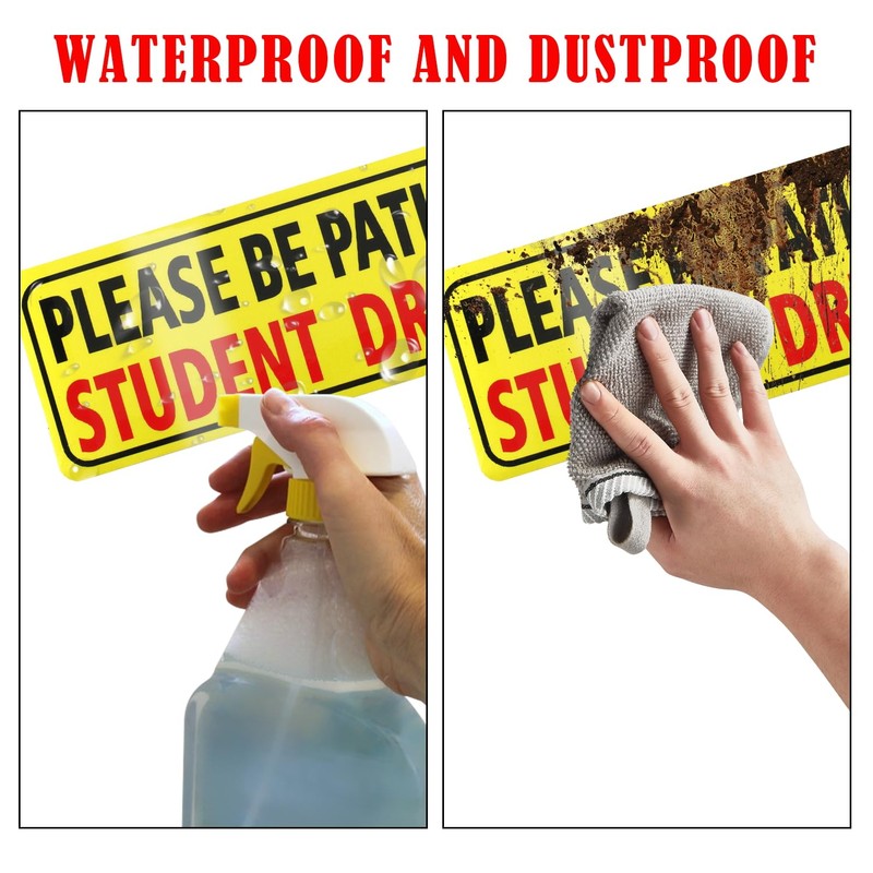 JUSTTOP 3pcs Student Driver Sticker for Car, Please Be Patient