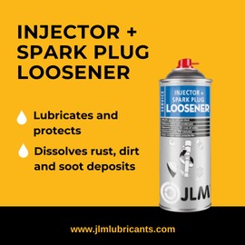 JLM Injector & Spark Plug Loosener for Petrol & Diesel Cars, 400ml