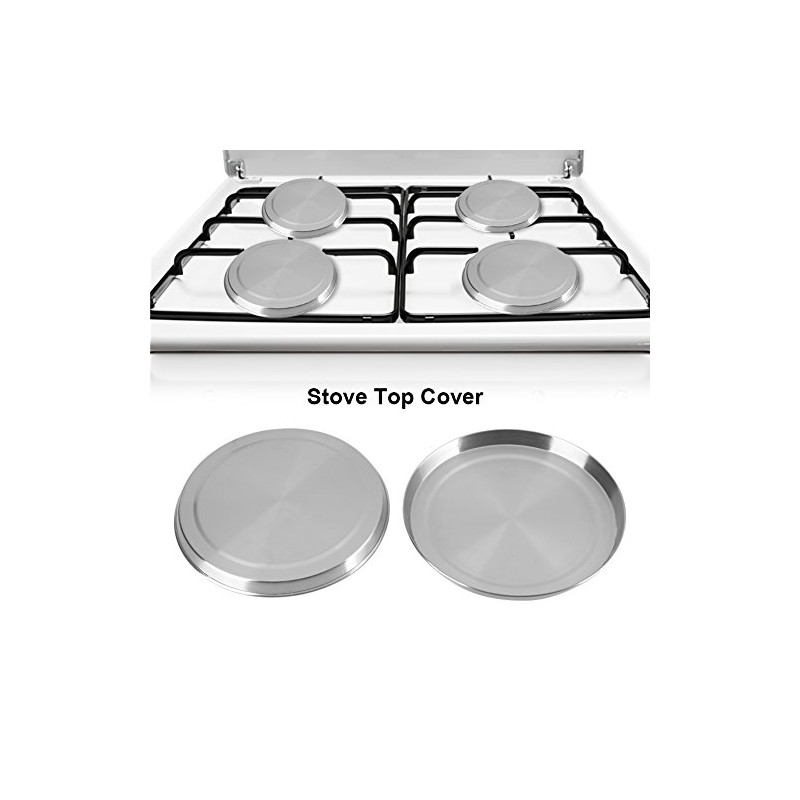 4 x Stainless Steel Hob Covers