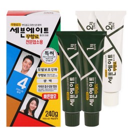 Seven Eight Unscented Color Cream Large Capacity 240g No. 4 Natural Chestnut / Copper / 세븐에이트 무향료 칼라크림 대용량 240g 4호 자연스런밤색 동