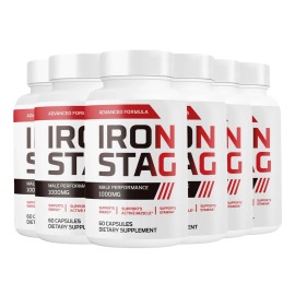Unbranded (6 Pack) Iron Stag for Men, IronStag Advanced Formula for Male Health Support