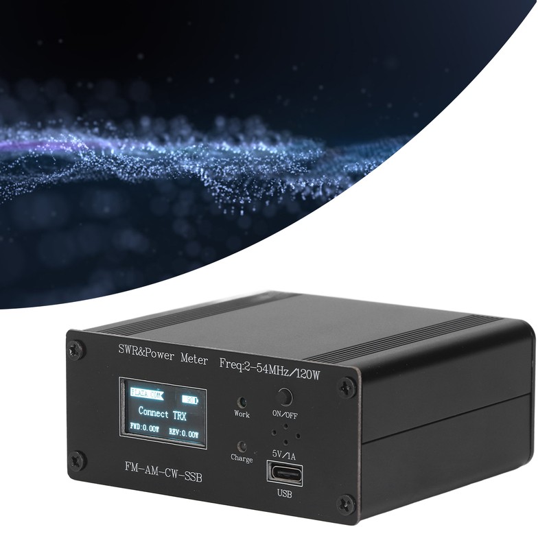Standing Wave Meter Digital Display USB Charging 50Ω HF Shortwave