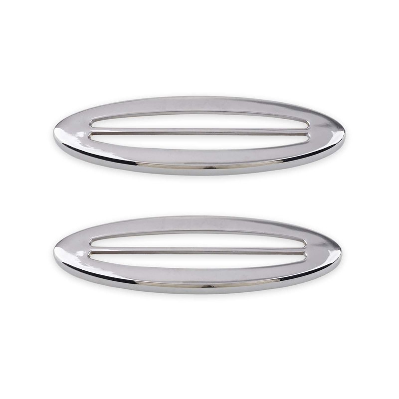 Chrome Rear Side Marker Louvers Fits for 1997-2004 Corvette