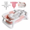 ZHX Bañera Bebés Plegable Tina De Baño Casa Y Viaje