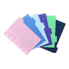 Filofax Organizer Accessory, Pocket Size, Garden Collection, Dividers with Tabs, Set of Six (B132744)
