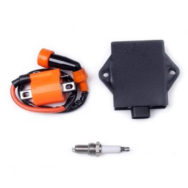Goodbest New Ignition Coil CDI Spark Plug Compatible with Arctic Cat 250 350 1998-2005 SUZUKI Quadrunner 250 1988-2002 Quadrunner 4WD 1987-1993 King Quad 300 1995-2002 Replace 3530-024 3530-011