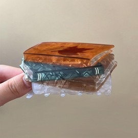 WHAVEL Vintage Book Hair Clip Teacher Claw Clips Cute Funny Teacher Accessories Back School Outfits