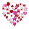 Anditoy 100 PCS Valentines Day Mochi Squishy Toys Squishies for