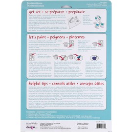 Dimensions PaintWorks 73-91859 Cool to be Kind Paint by Number Kit for Adults and Kids, 9" x 12", Multicolor, 12pcs