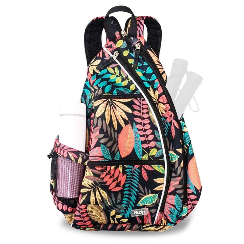 Backpack Adjustable Sling Bag Tennis Racket Bag for Tennis Badminton