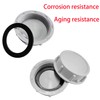 Qrity 2 Pack PVC Pipe End Cap Waste Processor Blanking