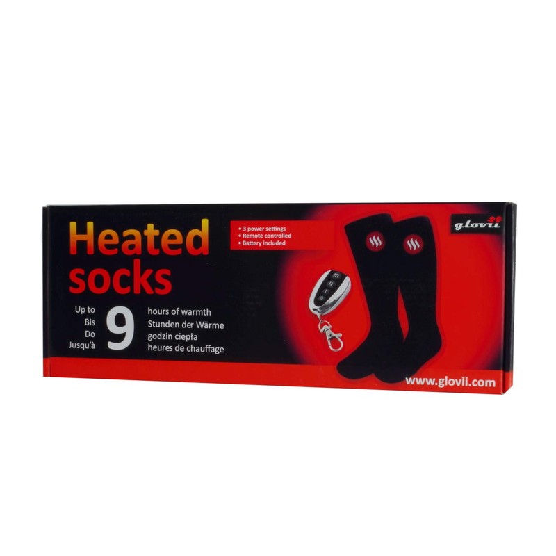 Glovii 5V Battery Heated Sock Kit with Remote