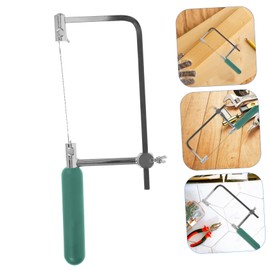 WHAMVOX Hand Saw U-shaped Bow Saw for Jewelry and Woodworking Hacksaw Ergonomic Grip Lightweight Compact Tool for Diy Projects Precise Cutting Durable Construction