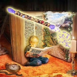 Magic Wand Resin Molds Silicone Witch Wands Mold 6 Shape Crystal Sticks Resin Molds for Epoxy Resin Casting Party Decor DIY Craft Gifts