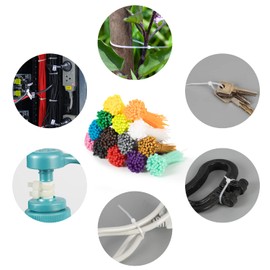 XINGO XINGO 1400 PCS Colored Zip Ties 4 Inch, Multicolor Zip Ties, Mix Packed 14 Color Plastic Wire Ties Assortment for Home Office Garden Garage and Workshop