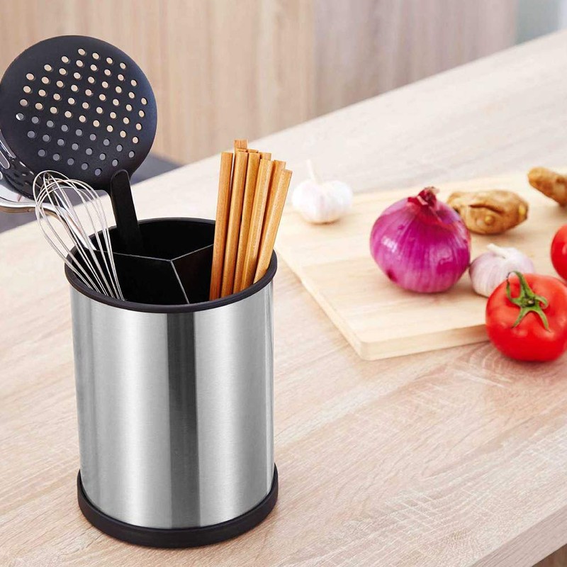 Kitchen Utensil Holder, 18.5 x 14 cm, Utensil Holder, Stainless