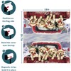 Kawani Merry Christmas Mailbox Covers with Magnetic Standard Size 21x18