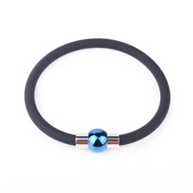 LEYXUAN Magnetic Bracelet, Anti-Static, Stainless Steel, Fashion, Easy to Put On and Take Off, Luxury Design, Gift [Lucky Ball Design, Can be Worn All Seasons], 20 cm, Stainless Steel, No Gemstone