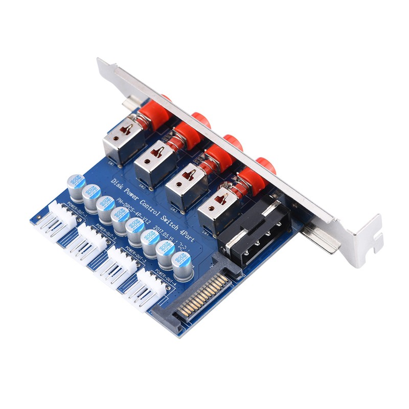 HDD Power Control Switch Hard Drive Selector SATA Drive Switcher