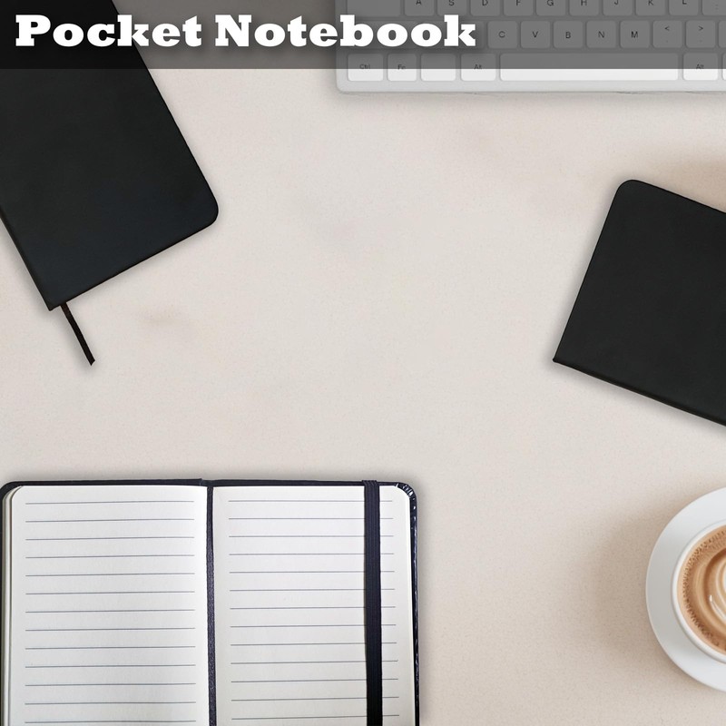 TUZAA 2 Pack Notebook Journal, 160 Pages Pocket Notepad with