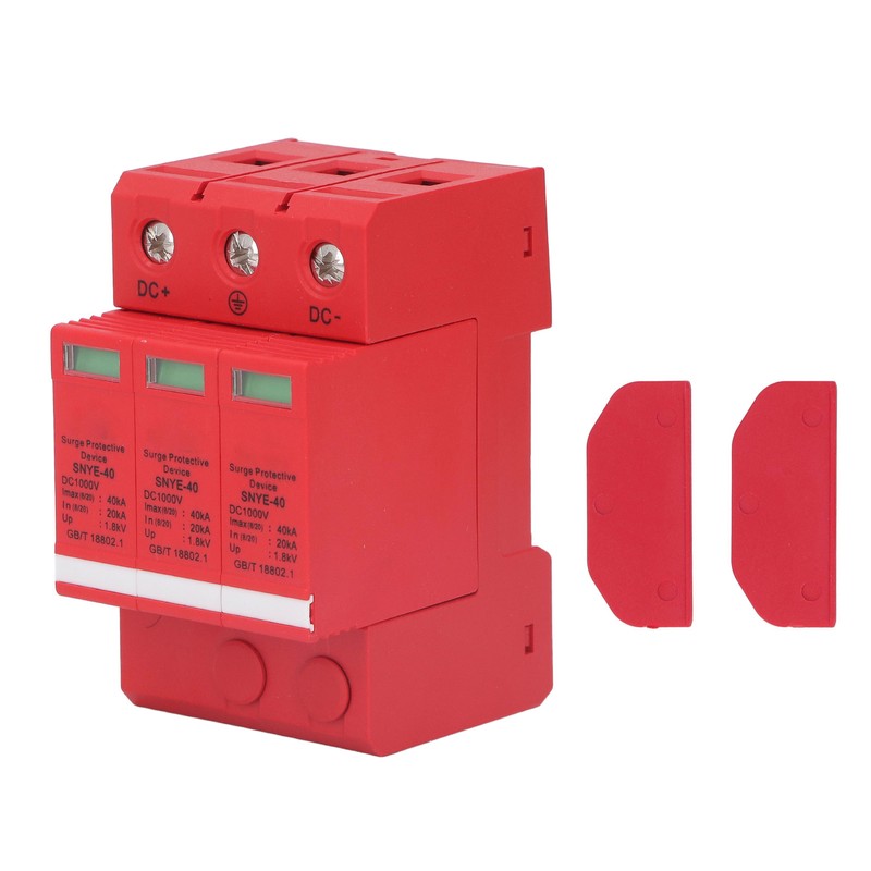 Orange Red Combiner Box Surge Protection Device Distribution Box Voltage