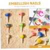Baluue 100pcs Nail Art Charms Creative Lollipop Decorations for Manicure