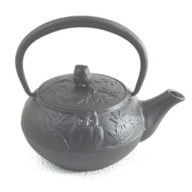 [Southern 鉄器 急須 Owl Patterns] 0.3l Size: 140 X 105 X Height 125 mm Weight: 670g