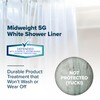 SlipX Solutions Protected Shower Curtain Liner, 5G Thicker Liner, 70"x72",