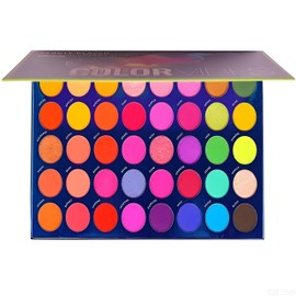 Beauty Glazed 40 Colors Eye Shadow Palette, High Color Glitter, Rainbow Colorful, Eye Shadow Shimmer, Matte, Silky Eye Makeup, Cosmetics
