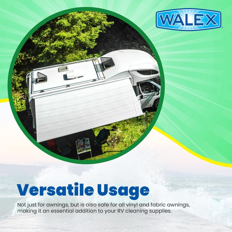 Walex RV Awning Cleaner - Safe for Vinyl & Fabric,