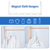 Rainberg Space Saving Hangers - Magic Clothes Hangers, Coat Hangers,