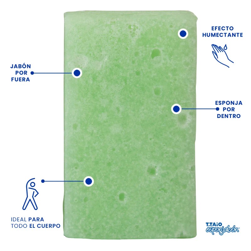 Esponja y jabón 2 en 1 T.Taio Esponjabon 120g