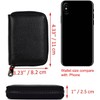 2 Cartera Tarjetero Hombre con Bloqueo RFID, Porta Tarjetas de
