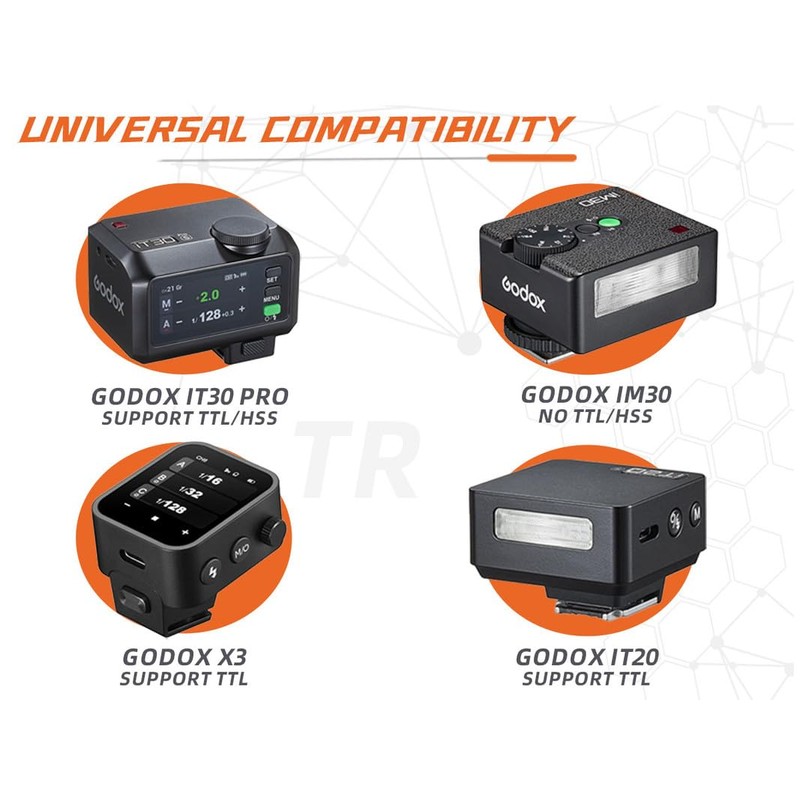 Godox TR-C TTL Hotshoe Riser Hot Shoe Height Adapter for