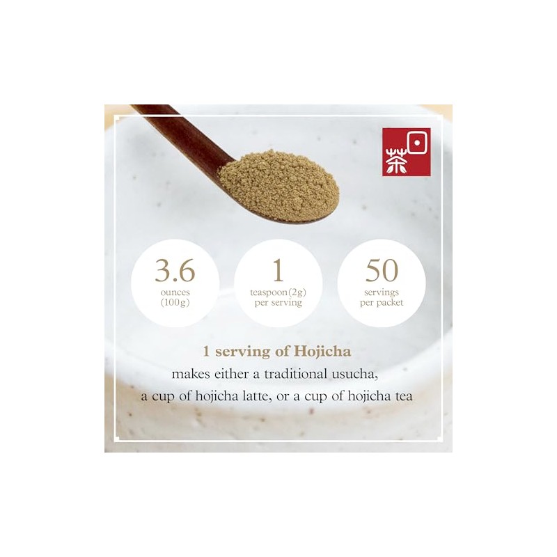 Ocha & Co. Hojicha Powder - Organic Roasted Green Tea