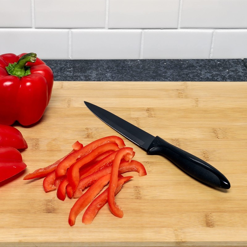 Chef Craft Premium Utility Knife with Sheath, 5 inch Blade