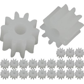 AudioFan Plastic Pinion Gear (Module 0.5) 2mm 10 Teeth, Set of 25