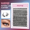 Mayhug Lash Clusters 144Pcs Cluster Lashes D Curl Individual Lashes