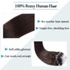 18" Micro Loop Hair Extensions Human Hair 100 Strands #2